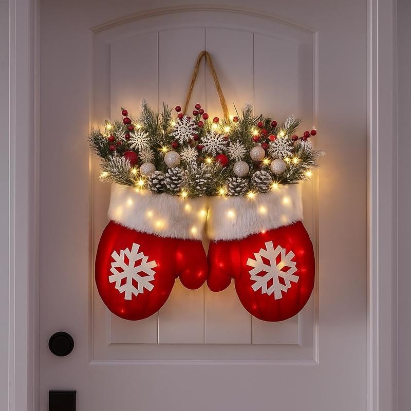 🎄 Christmas Mitten Wreath