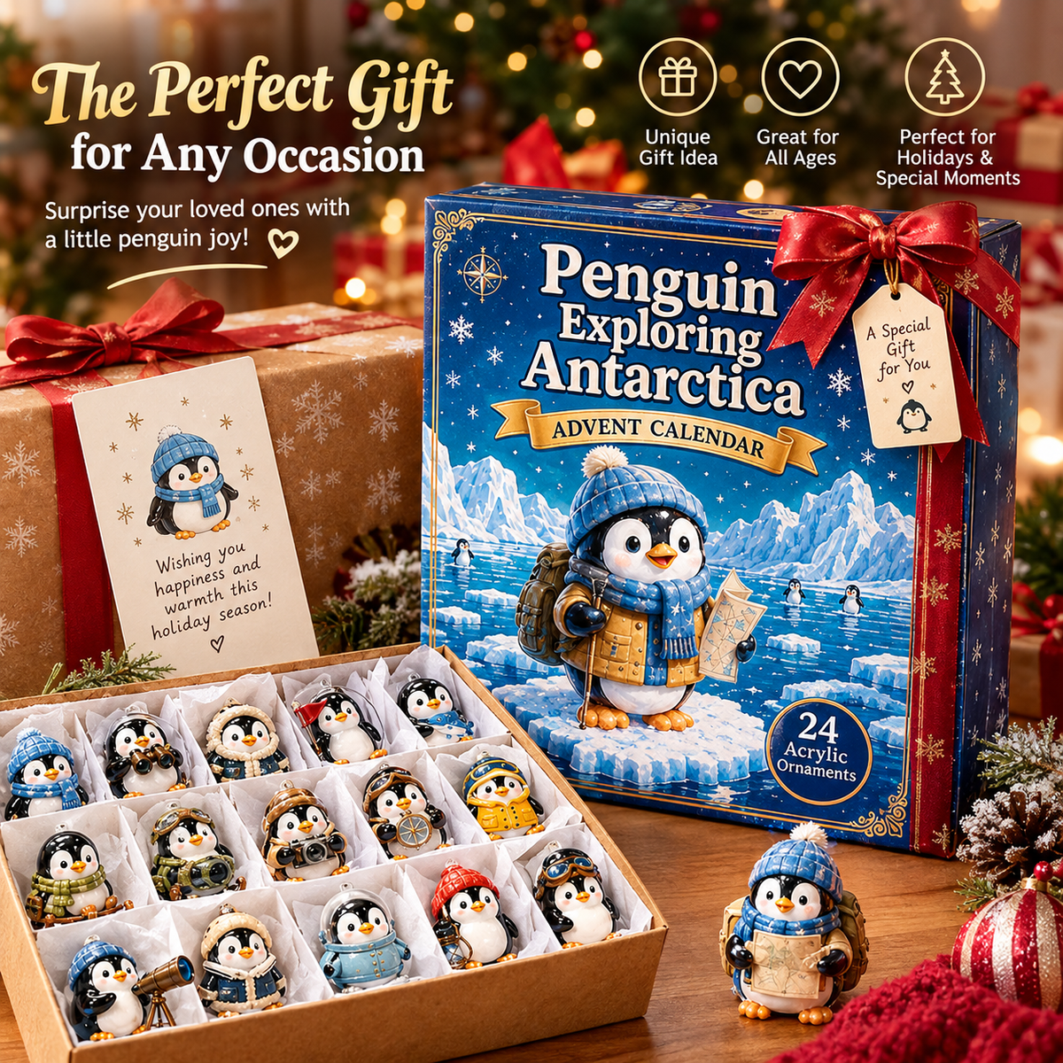 ✨Special Offer Cute Penguin 24-Day Advent Calendar