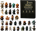 31 Nights Halloween Countdown Calendar Blind Box Advent Mini Figurines | Resin Ghost Pumpkin Skull Witch Halloween Party Decoration Gift