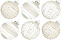 XmasExp Christmas Ball Ornaments Set, Shatterproof Christmastree Decorations,12ct Large Plastic Hanging Ornaments, 70mm/2.76,White