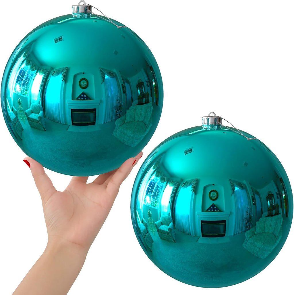 White Christmas Ornaments - Christmas Tree Decorations Shatterproof Hanging Balls for Birthday Wedding Holiday Decor Set of 36pcs, Multi-Sizes(1.6,2.5,3.2)
