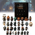 31 Nights of Fright Halloween Countdown Box, Spooky Figure Advent Calendar 15-Piece