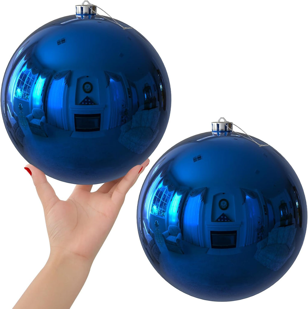 White Christmas Ornaments - Christmas Tree Decorations Shatterproof Hanging Balls for Birthday Wedding Holiday Decor Set of 36pcs, Multi-Sizes(1.6,2.5,3.2)