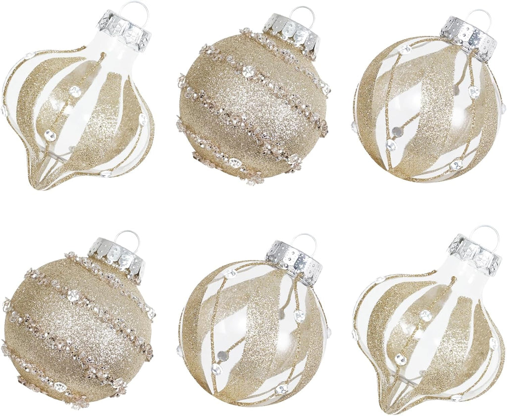 XmasExp Christmas Ball Ornaments Set, Shatterproof Christmastree Decorations,12ct Large Plastic Hanging Ornaments, 70mm/2.76,White