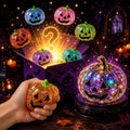 Halloween Pumpkin Squishy Mystery Box Surprise Squishy with Hidden Rare Glitter Edition, Soft Slow-Rising Sensory Fidget for Adults, Fun Collectible Gift for Fall & Halloween，5 ＰＣＳ