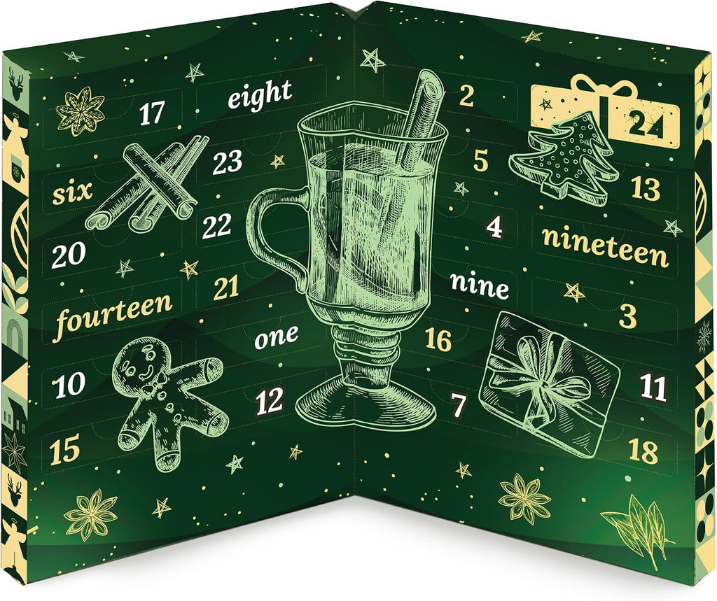Spice Advent Calendar - Christmas Countdown with 24 Sample-Size Spices