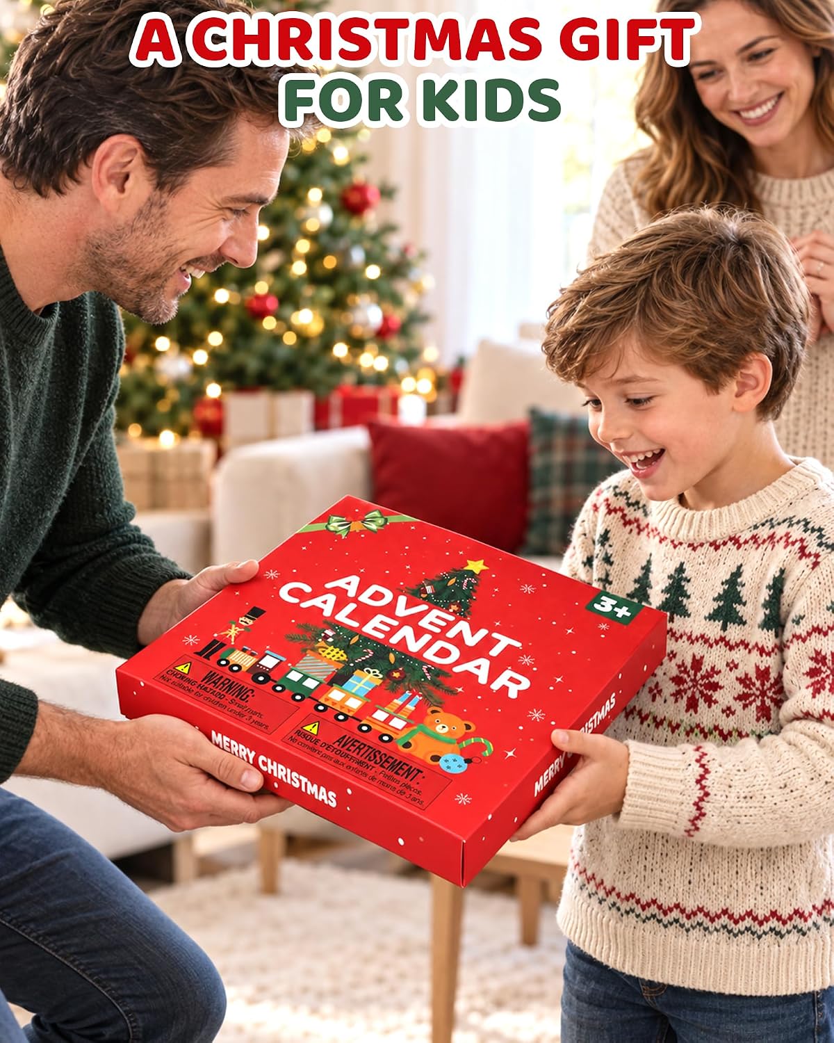 Toddler Advent Calendar 2026, 24pcs Magnetic Wooden Animal Train Set Christmas Advent Calendar 2026 for Kids, Countdown Calendar Gifts Montessori Train Stocking Stuffer for Toddlers, Boys and Girls