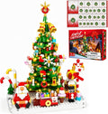 Advent Calendar 2026 Christmas Tree Building Blocks Set with warm Light | Gingerbread House Kit,Advent Calendar 2026,Easy assembly, secure fit, sturdy construction, Adults Kids Friendly