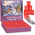 Puzzle Advent Calendar 2026 – 24 Days Christmas Countdown Jigsaw Puzzle | 1008-Piece with 42 Pieces Per Day | Includes 1:1 Poster | Holiday Gift for Teens Adults | 19.7 x 27.6 Inches