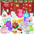 Advent Calendar 2026, 24 Days of Christmas Countdown Calendar | Including 24 Kawaii Squishies Toys, Surprises Sensory Fidget Toys for Kids & Adult, Christmas Party Favors Squeeze Gift