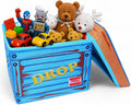 Fabric Loot Box, Collapsible Box with Lid, 18 x 14 x 14 In - Large - 1 Pk | Sturdy, Roomy, Collapsible Chest & Storage Basket, Stuffed Animal Storage, Gaming Gear, Party Décor, Gift Basket