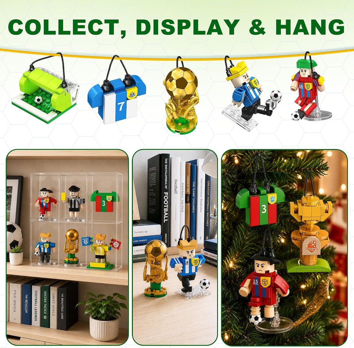 Soccer Advent Calendar 2026 for Kids Boys, 24-Day Building Countdown Gifts | Build Two Rival Teams, Complete the Match Scene, Collect & Hang Characters, Made for Football Fans, Beyond Christmas Fun