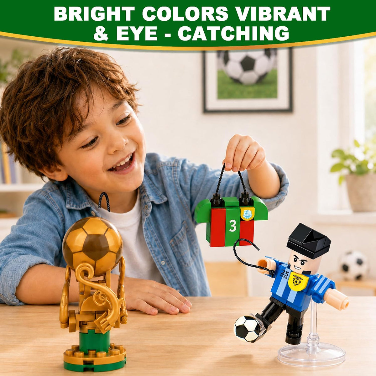 Soccer Advent Calendar 2026 for Kids Boys, 24-Day Building Countdown Gifts | Build Two Rival Teams, Complete the Match Scene, Collect & Hang Characters, Made for Football Fans, Beyond Christmas Fun