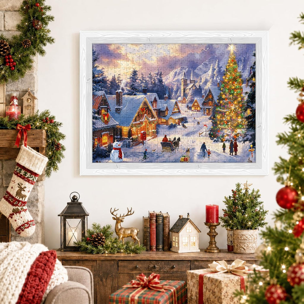 Puzzle Advent Calendar 2026 – 24 Days Christmas Countdown Jigsaw Puzzle | 1008-Piece with 42 Pieces Per Day | Includes 1:1 Poster | Holiday Gift for Teens Adults | 19.7 x 27.6 Inches