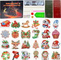 Christmas Diamond Art Kits Advent Calendar 2026, DIY Ornament Crafts | 24 Days of 5D Diamond Painting Christmas Countdown Gift for Girls, Adults, Teens, Tree Ornaments, Keychain, Home Decor