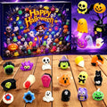 Halloween Advent Calendar 2026 – 24 Days Crunchy Squishy Countdown, Non Candy Trick or Treat Prizes, with Cute Spooky Designs like Pumpkins, Ghosts, Bats. Mystery Holiday Gift Box （random color）