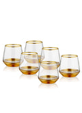 Glam Collection Gold Tumblers (Set of 6)
