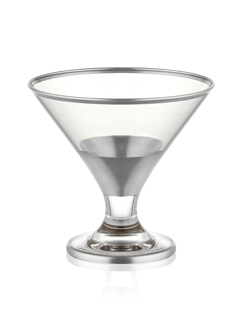 Glam Series Silver Dessert Bowls (Set of 6)